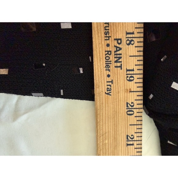 St. John Evening Santana Knit Crystal Black Sequin 12 Blazer Jacket Top LUXURY - Picture 9 of 10